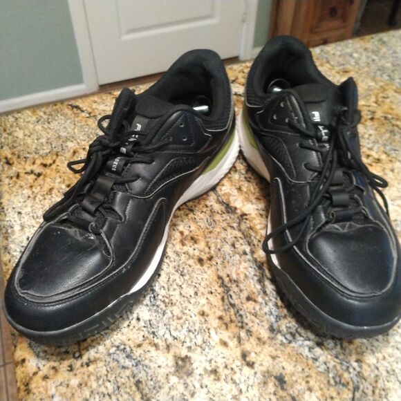 FitVille Men‘s Wide Pickleball Shoes All Court Tennis Shoes Black Size 14EW main image 6